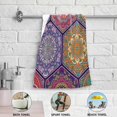 thumbnail image 6 of SKYSONIC Bohemian Soft Hand Towels set of 2, Absorbent Bath Towel Decorative Fingertip Towels for Bathroom Gym Spa Hotel Beach Swimming Pool,14.4 x 28.3 inch, 6 of 7