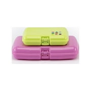 Caboodles Care Pack + Lil Bit Set Cosmetic Case, Citron and Pink