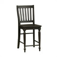thumbnail image 4 of Liberty Furniture Harvest Home Black Slat Back Counter Chair (RTA), 4 of 7