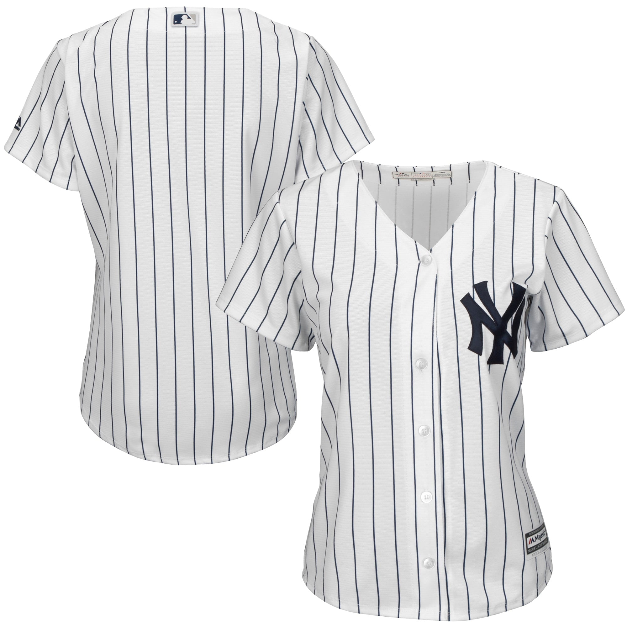 New York Yankees Majestic Women's Cool Base Jersey - White - Walmart.com - Walmart.com