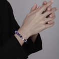 thumbnail image 6 of EOND Bracelets for Women Star Frosted Lovers' Bracelet Never Fade Shining Blue Sandstone Hand String Valentine's Day, 6 of 8