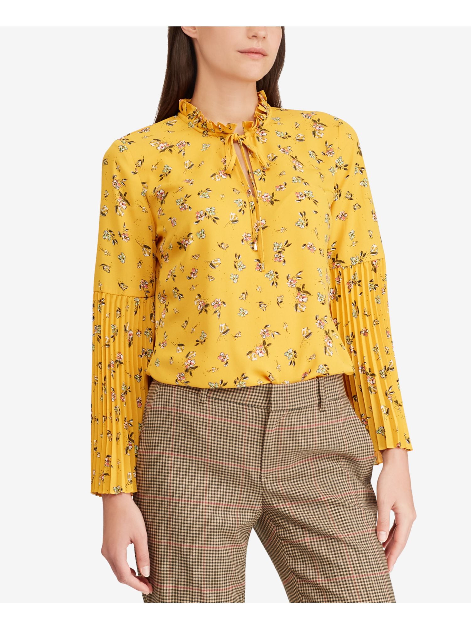 yellow dress shirt womens