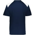 thumbnail image 5 of Holloway 223501.301.L Momentum Team T-Shirt, Navy & White - Large, 5 of 5