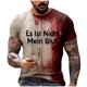 thumbnail image 1 of Halloween T Shirt Men's Casual Round Neck Blood Splatter Pattern Tops Horror Bloody Printed Short Sleeve Tops 3XL, 1 of 5