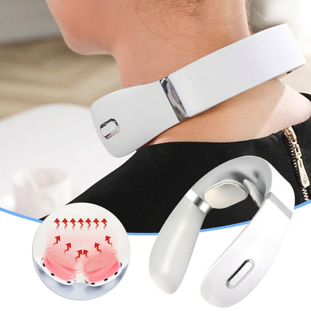 Salud y Belleza, Instrumentos de Belleza, Masajeador, Equipo de Masaje, Protector de Cuello con Función de Percusión para Columna Cervical, Compresa Caliente Portátil, Masajeador de Cuello