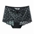 thumbnail image 5 of Sakmal Butt Lifting Underwear Women Briefs Panties Black No Show Ladies Panties XL, 5 of 5