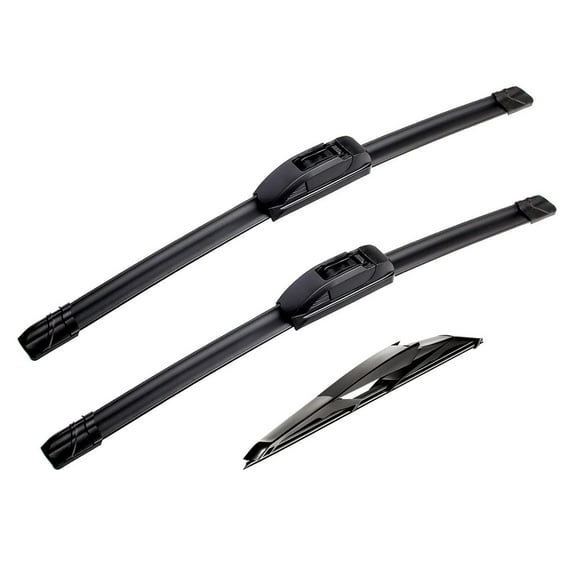 Windshield Wipers-24" 18" 10" Front and Rear Wiper Replacement for 2018-2023 Jeep Compass Wiper Blades for MY Car(3 Pack)
