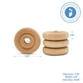 thumbnail image 5 of Classic Mini Wooden Wheels, Great for Crafts Too, 7/8 Inch Diameter, 1/4 Inch Thick, 3/16 Inch Hole, Pack of 100, by Woodpeckers, 5 of 8