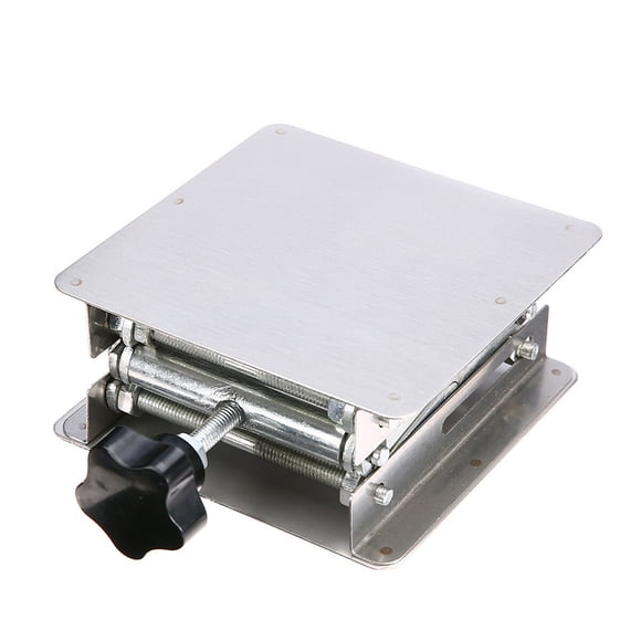 Plataforma elevadora de acero inoxidable para fresadora, soporte elevador para mesa de banco de fresadora, carpintería