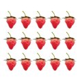 thumbnail image 1 of 15pcs Adorable Strawberry Decors Desktop Fake Fruit Strawberry Desktop Decors, 1 of 9