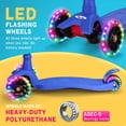 thumbnail image 3 of EastVita Enfants Scooters pour Âge 3-15, Kick Scooter 4 Hauteur Réglable, Roulement AEBC-9, 3 Roues Lumineuses, Inclinaison pour Diriger, Activités Extérieures, 3 of 6