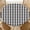 Black Checkered Pattern, variant on Round Fitted Tablecloth with Elastic Edge Design Table Cover Waterproof Stain-Resistant Wipeable Table Cloth Best for Outdoor/Indoor for 38"-42" Round Tables Mint Leaves