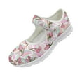 thumbnail image 5 of Psesaysky Women's Single Buckle Casual Shoes Floral Printed Comfortable Velcro Sneakers for Ladies Girls Size 5.5-10, 5 of 7