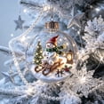 thumbnail image 4 of Christmas Story Ornaments, Glowing Snowman Sled with Christmas Tree & Lantern for Christmas Tree Decor, Holiday Home Decor& Festive Gift, 4 of 6