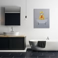 thumbnail image 5 of Stupell Industries Cat Fish Yellow Raincoat Claw Foot Bathtub , 30 x 40, Design by Coco de Paris, 5 of 5