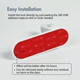 thumbnail image 5 of EUDEMON 2 Pack Childproof Door Lever Lock, Baby Safety Door Handle Lock, Easy to Install and Use 3M VHB Adhesive no Tools Need or Drill (White), 5 of 7