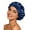 Navy Blue, variant on Satin Silk Bonnet for Sleeping, Adjustable Double Layer Silk Sleep Cap for Women & Men, Soft Satin Lined Bonnet for Natural & Curly Hair, Navy Blue