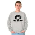 thumbnail image 5 of Oh Snap Shot Photography Photographer Sweatshirt for Men or Women Brisco Brands L, 5 of 6