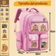 thumbnail image 2 of Mochila Capibara Escolar Kawaii Con Accesorios Regalo Para Unisex Jóvenes Y Niños Modelo Rosa, 2 of 4