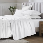 Superior Egyptian Cotton Deep Pocket 650 TC Sheet Set, Olympic Queen, White