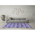 thumbnail image 3 of Ahgly Company Indoor Square Abstract Blue Contemporary Area Rugs, 8' Square, 3 of 4