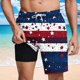 thumbnail image 5 of Pantalones Cortos Casuales para Hombre Imprimir con Bolsillos Pantalones de Playa de Cintura Elástica, Pantalones Cortos de Cintura Elástica para Hombre, 5 of 6
