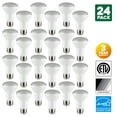 thumbnail image 1 of 24-Pack Sunlite 8-Watt Dimmable LED R20 Reflector Bulb, 50W Incandescent Equivalent, Medium (E26) Base, 5000K Super White, 1 of 5