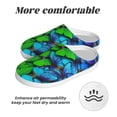 thumbnail image 6 of Lsque Multicolored Butterflies Pattern Womens Comfort Cotton on Scuff With Memory Foam and Anti-skid Sole Slipper-40/41, 6 of 7