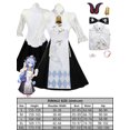 thumbnail image 3 of Juego Genshin Impact Ganyu Cosplay disfraz accesorios para mujeres adultas niñas juego de rol fantasía Xicha Linkage vestido peluca falda, 3 of 5