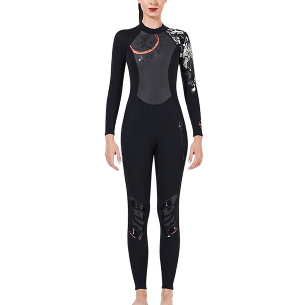Trajes de trabajo chinos personajes de buceo en traje de baño elasticidad elasticidad UV-Protección de surf traje para snorkeling Surfing Black's Black S 3mm Eigraketly OD017111-08