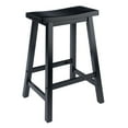 thumbnail image 1 of Winsome Satori Saddle Seat Counter Stool, Black, 1 of 6