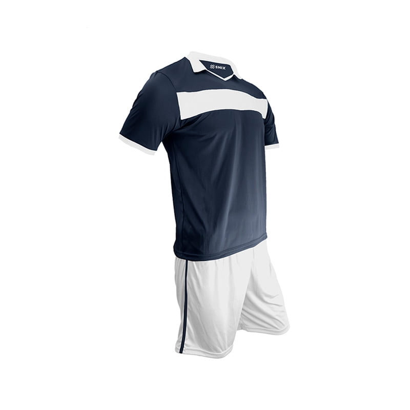 Uniforme De Futbol Para Adulto Zid Azul Marino Y Blanco Talla M
