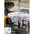 thumbnail image 6 of Square Outdoor Tablecloth with Umbrella Hole Coastal Octopus Outside Table Cloth Waterproof Patio Table Cover Summer Beach Nautical Ocean Coral Seahorse Zipper Tablecloths for Picnic 60x60 Inch, 6 of 8
