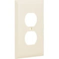 thumbnail image 5 of HyperTough Oversized Duplex Receptacle Wallplate, Light Almond, 53147, 5 of 6