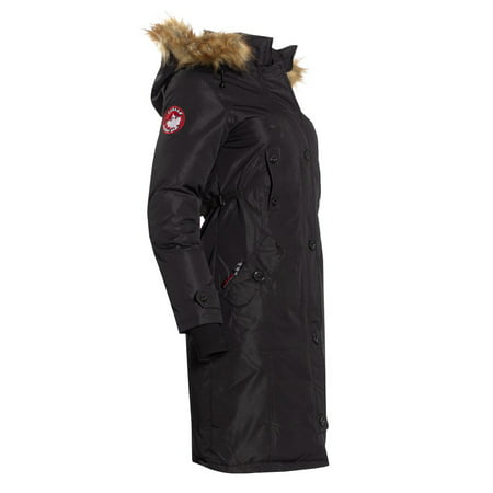 Canada Weather Gear Parka Jacket - Black | Walmart Canada
