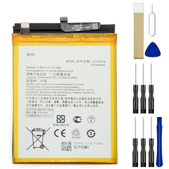 Replacement Battery C11P1618 For ASUS ZenFone 4 Z01KD Z01KDA Z01KS Tool