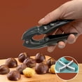 thumbnail image 3 of Pinza para castañas portátil de acero inoxidable, herramienta para cortar castañas, abridor de nueces de pistacho, abridor de nueces de macadamia, alicates para abrir nueces, pinzas multifunción para, 3 of 3