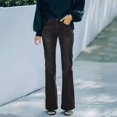 thumbnail image 2 of Pantalones altos vintage Gibobby Mujer Negro XL, 2 of 5