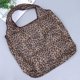 thumbnail image 3 of Polyester Foldable Shopping Bag Large Capacity Resuable & Machine Washable Shoulder Eco-friendly Storage Bag - Leopard Pattern, 3 of 3