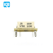 KB electronics 9834 horsepower resistor 9834 ,  Plug-In Horsepower Resistor  0.51 Ohms (1/50-1/30 Hp at 90V-130V,   1/25-1/15 Hp at 180V-240V).