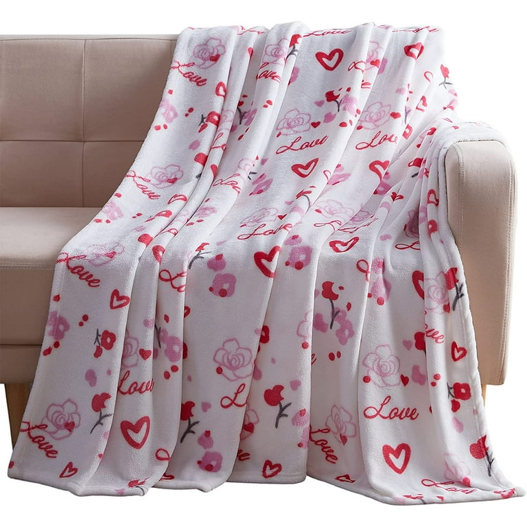 Valentine throw blanket walmart sale