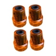 thumbnail image 3 of 4 piezas Consejos de de senderismo Pies de reemplazo Accesorios Piezas antideslizantes Absorción de choque Pole de caminata Consejos Amarillo, 3 of 8