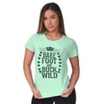 thumbnail image 3 of Barefoot Blue Jean Princess Country Women's T Shirt Ladies Tee Brisco Brands 2X, 3 of 6