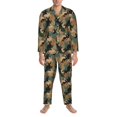 thumbnail image 3 of Balery Camouflage Rabbit Pijama para Hombre de Dos Piezas con Manga Larga, Conjunto de Dormir y Descanso Suave con Bolsillos-XX-Large, 3 of 7
