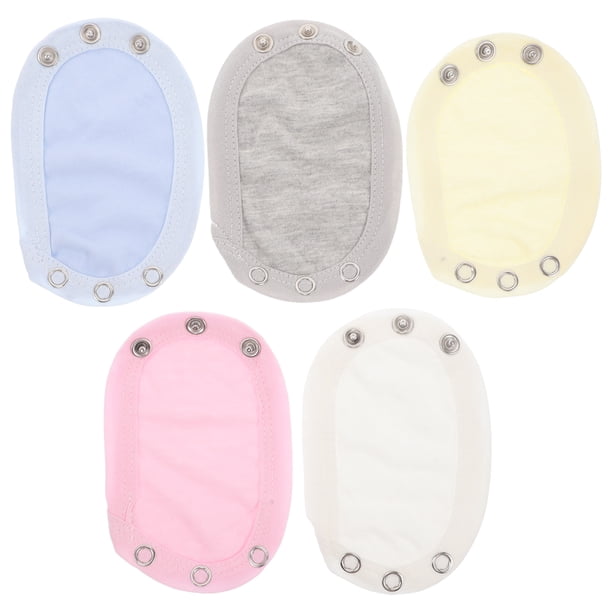 Extensor de entrepierna para bebé, 10 unidades, extensor de entrepierna para niño, mono con broche, mono, pañal, alargador de película para niño y niña