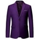 thumbnail image 1 of Traje informal de negocios para hombre, de primavera y otoño, de un solo tamaño, a la moda, de color liso, 1 of 6