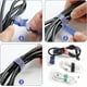 thumbnail image 3 of 60 UNIDS Bridas para Cables Reutilizables Organizador de Cierre de Nylon de Microfibra para Cuerdas y Gestión de Cables 150 mm 6 Colores, 3 of 5
