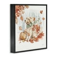 thumbnail image 4 of Stupell Industries Happy Autumn Labrador Holiday Painting Black Framed Art Prints Wall Art, 17 x 17, 4 of 10