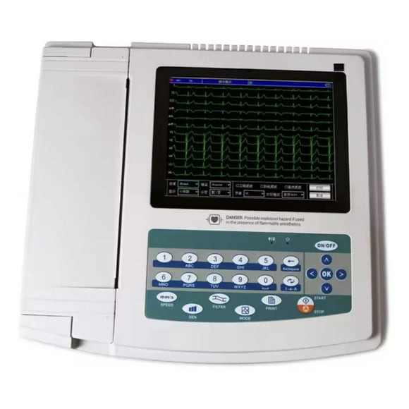 Electrocardiógrafo Digital 12 derivaciones, 12 canales CONTEC 1200G