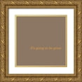 thumbnail image 1 of Murdock, Ramona 12x12 Gold Ornate Wood Framed with Double Matting Museum Art Print Titled - Going to be Great No. 6, 1 of 4